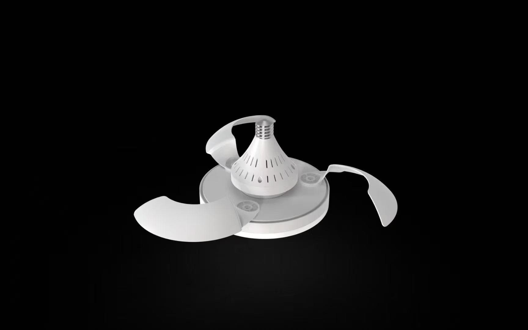 UFO ventilátor fény, tompítható fénysugár mennyezeti ventilátor, 3 szín 3000K-6500K